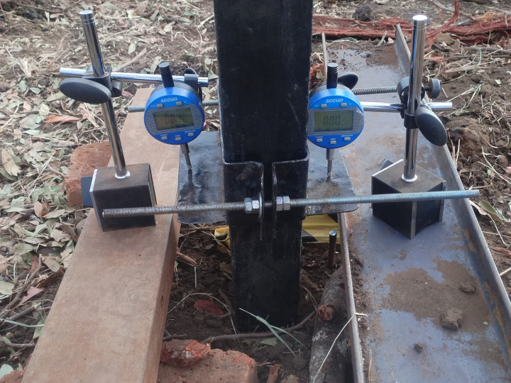 Pull out test (Dial gauge Indicator)