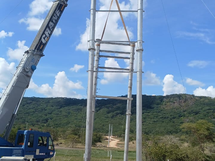 POLE ERECTION