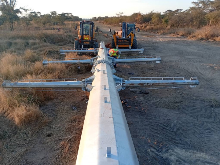 POLE ERECTION